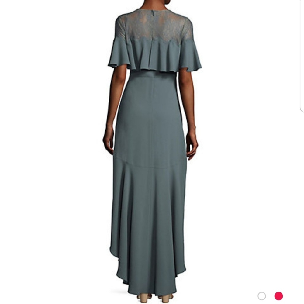❤BCBGMAXAZRIA Barbara High-Low Ruffle Gown - Picture 2 of 8